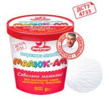 Морозиво Малюк-ам Пломбiр  500г. ЛАСУНКА