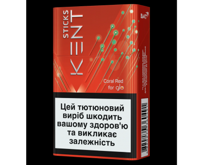 ТВЕН 20 стіків KENT STICKS CORAL RED BAT