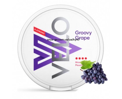 Нікотинові подушечки VELO Groovy Grape X-Strong НК BAT