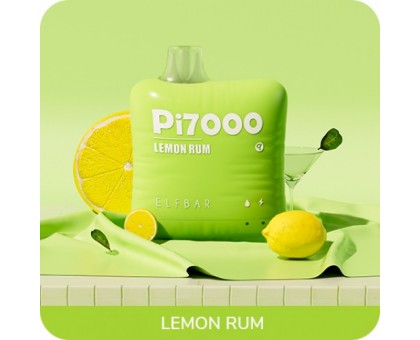 Одноразовий випаровувач ELFBAR Lemon Rum  7000
