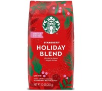 Кава STARBUCKS Holiday Blend средней обжарки в зернах, 190 г