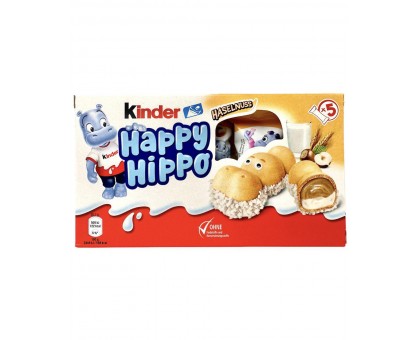 Цукерки шоколадні KINDER Happy Hippo Haselnuss 103г.