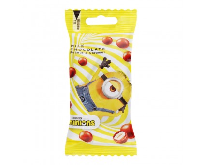 Драже MINIONS Milk Chocolate Peanut & Caramel 45г.