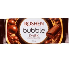 Шоколад ROSHEN Bubble Dark 80г.