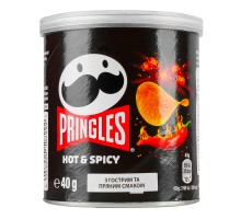 Чіпси PRINGLES Hot & Spicy 40г.