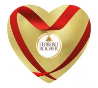 Цукерки шоколадні FERRERO ROCHER Сердце 125г.