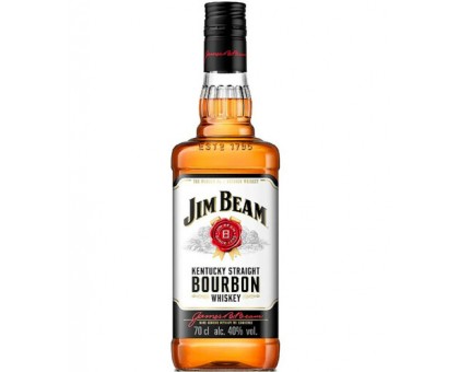 Елітні напої Віскі JIM BEAM White Bourbon 0,7л.