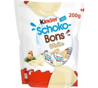 Цукерки шоколадні KINDER Schoko Bons White 200г.