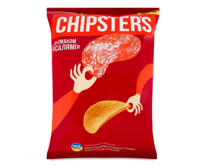 Чіпси CHIPSTERS Салями 130г.