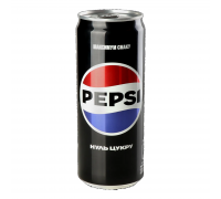 Напій PEPSI Black 0,33л. з/б