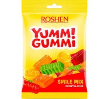 Цукерки Желейнi Yummi Gummi Smile Mix 70г.