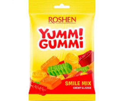 Цукерки Желейнi Yummi Gummi Smile Mix 70г.