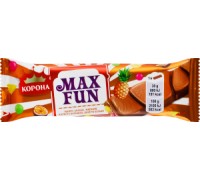 Шоколад КОРОНА MAX FAN Манго-Ананас-Маракуйя 38г.