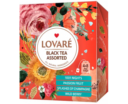 Чай  LOVARE Black Tea Oriental Assorted 32 ф/п.