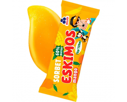 Морозиво Ескімос сорбет Eskimos -Mango  70 г. РУДЬ