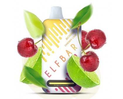 Одноразовий випаровувач ELFBAR Cherry Lime 15000