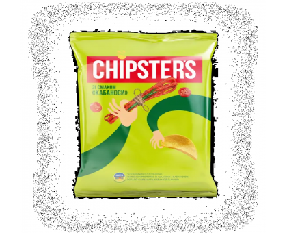 Чіпси CHIPSTERS Кабаноси 130г.